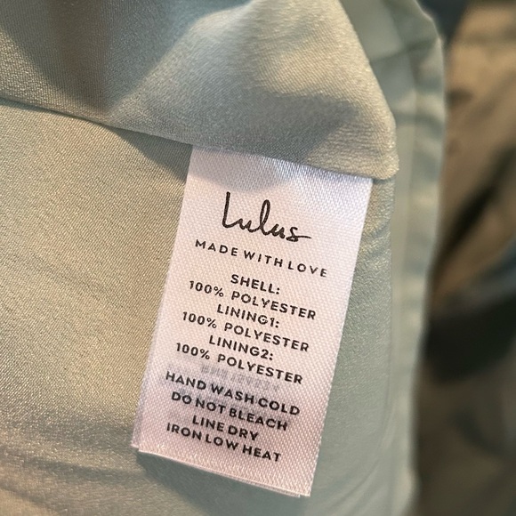 LULUS Fairytale Design Sage Green Organza Strapless A-Line Midi Dress XS NWT - Picture 9 of 14